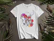 Disney The Little Mermaid Ariel Happy T-shirt Men Women Unisex