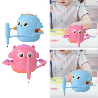 Kinder Zeichenroboter mit 100 Lernkarten und 2 Stiften für Kinder Jungen Mädchen