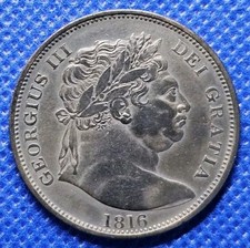 1816 Halfcrown George III British Silver Coin