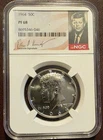 PF68 1964 Proof Kennedy Half Dollar NGC Graded - White Coin Spot Free PR