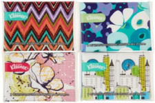 Kleenex Slim Pack Facial Tissue 10 Count 3-Ply Pack of 12