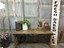 vintage wood folding table, indian wedding table, dining table, portable table o