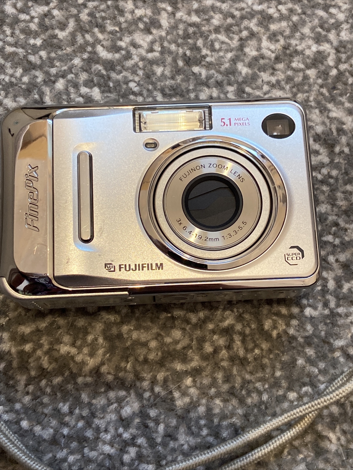 Fujifilm FinePix A500 Digital Camera 5.1MP Silver Tested eBay