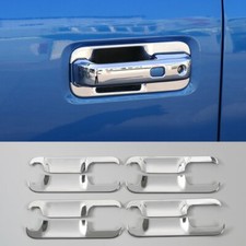 8*ABS Outer Door Handle Bowls Cover Trim for 2014 2015-2018 Ford F150 Chrome