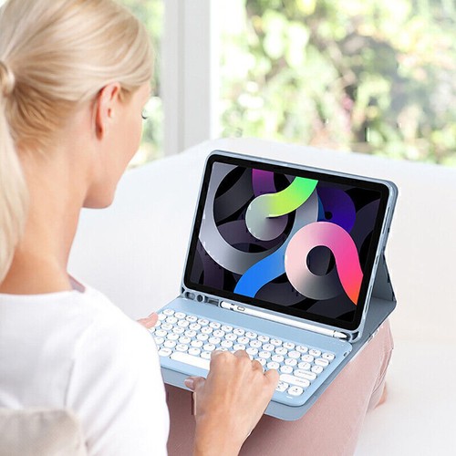 Bluetooth Keyboard Case Mouse For iPad 11th/10/9/8/7/6 Gen Air 6 5 4 Pro 11 10.5 - Picture 11 of 37