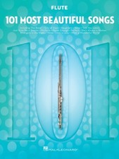 101 Most Beautiful Songs for Flute Sheet Music Book NEW 000291023