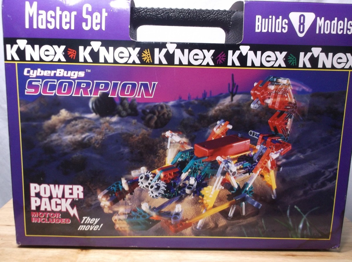 Brand New K' NEX MASTER SET CYBERBUGS SCORPION Power Pack Motor