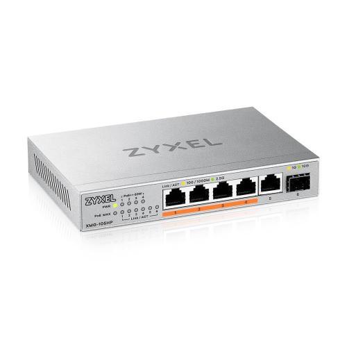 Switch Zyxel XMG-105HP 2.5G | Massima Efficienza PoE++ 70W