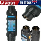 7Pin 12V Vehicle Car Trailer Towing Light Cable Circuit Plug Socket Tester Tool