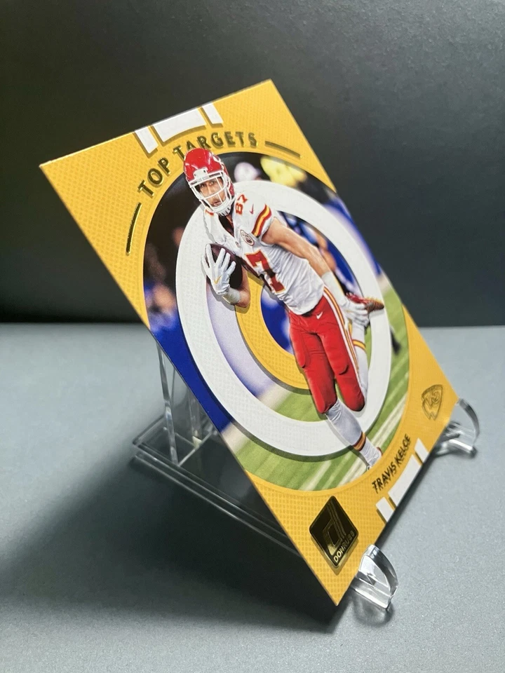 2017 Travis Kelce Donruss Top Targets Card# 15 - Image 4 of 4
