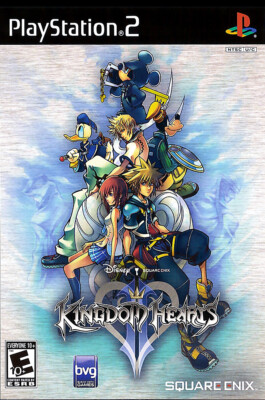 KINGDOM HEARTS II ポスター Kingdom Hearts II PS2 BOX ART Premium POSTER MADE IN USA