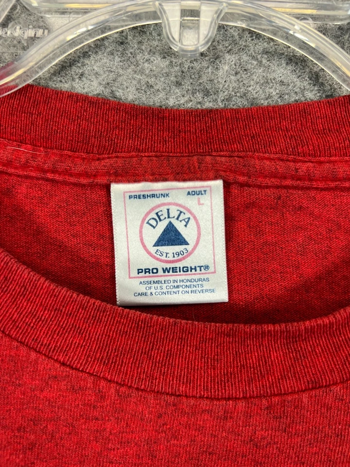 Black Hills South Dakota 1889 T Shirt Adult Mens L Large Red Crew Tee Graphic - Image 4 of 4