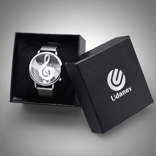 Unique Watch Musical Note Hollow Stainless Steel Mesh Strap Quartz Unisex Fas... - Picture 6 of 6