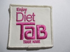 Enjoy Tab Patch Vintage Original Pop Soda Coke Fizz Mixer Soft Drink NOS