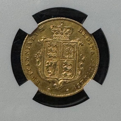 NGC Great Britain 1852 1/2 Half Sovereign Gold Coin AU Details - Cleaned - Picture 4 of 4
