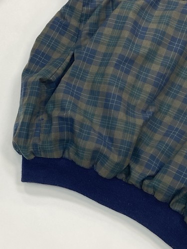 Sunderland Of Scotland Blue Green Plaid LS Windbreaker Pullover Men's 3XL - Picture 7 of 17