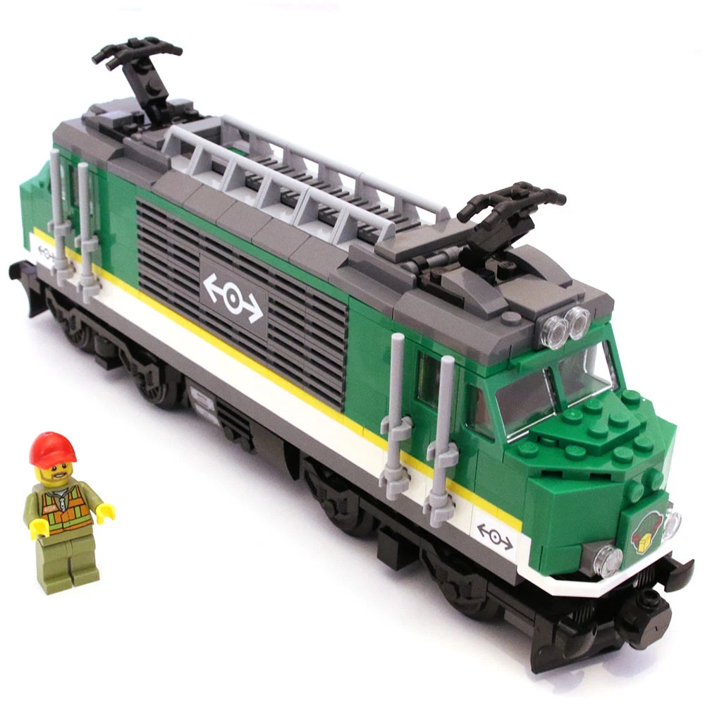 Lego Train City Cargo Locomotive Engine (No Battery and Motor