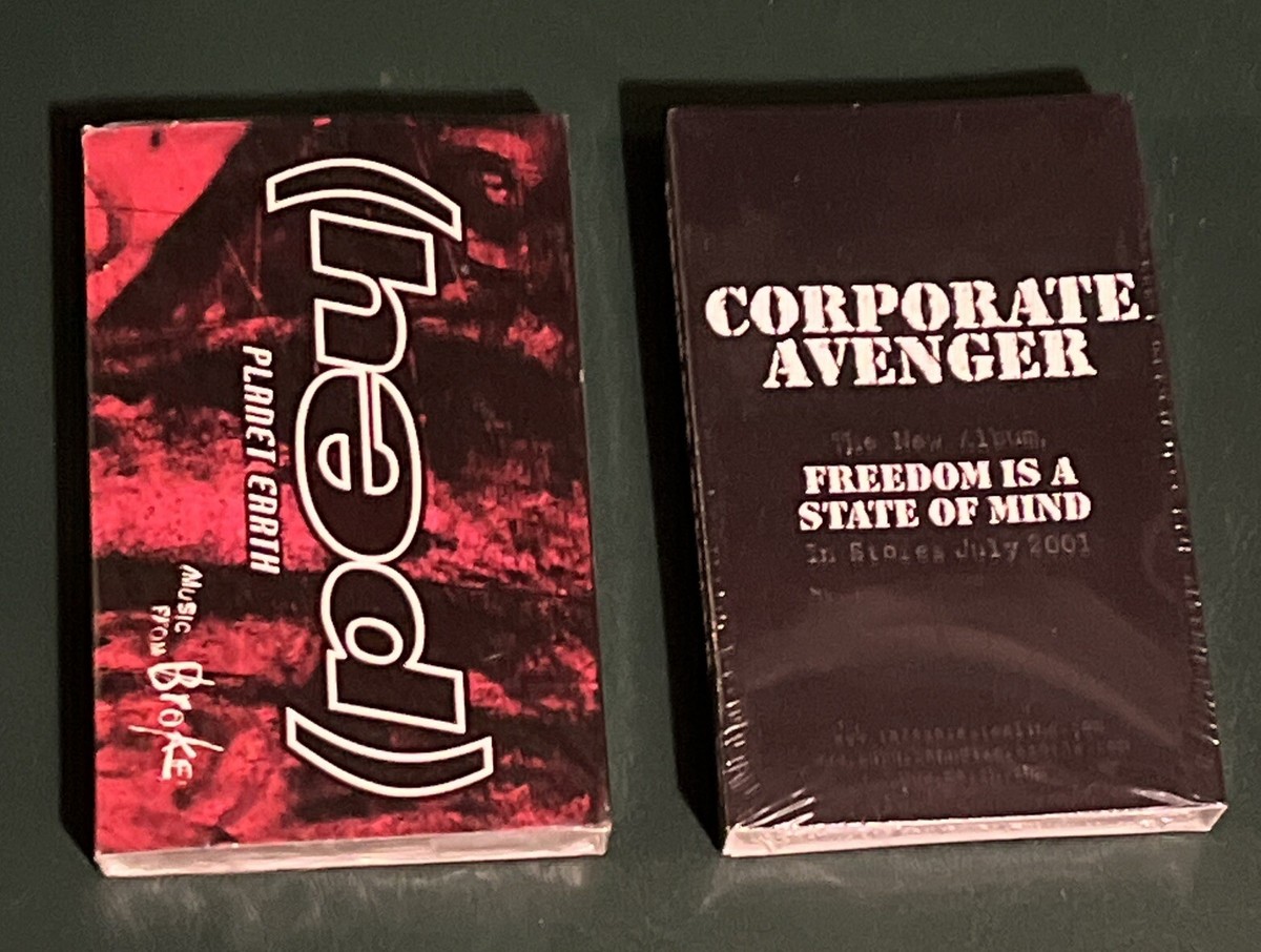 CORPORATE AVENGER Freedom Is A State Of Mind + HED PE Sealed Promo