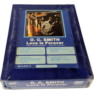 Verpackt O. C. Smith Love Is Forever Disco Funk Soul 1979 8-track Band Patrone