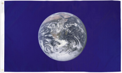 Earth Flag 3x5ft Earth Day Earth From Space Flag of Earth