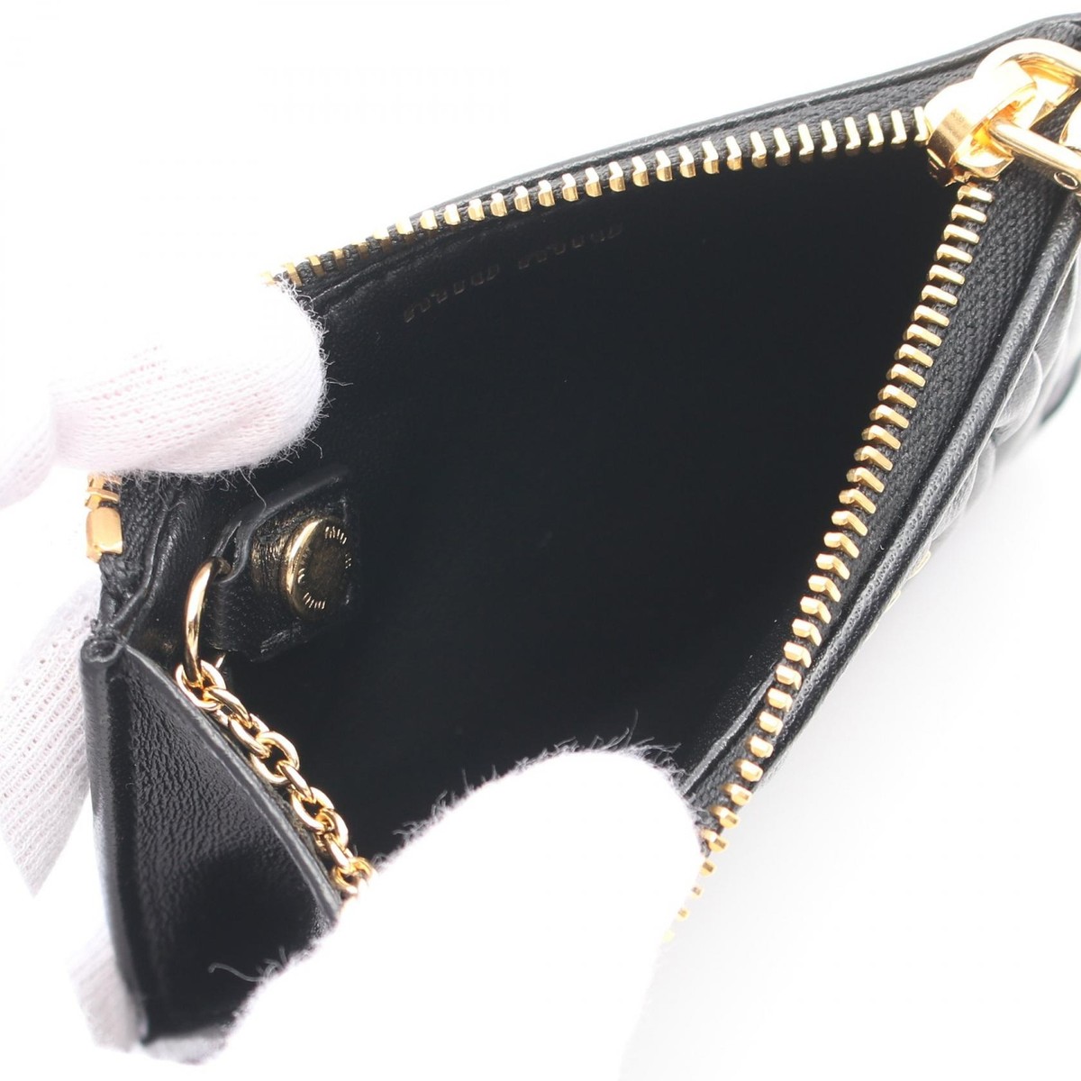 Miu Miu coin purse card case zip wallet 5MC0932FPPF0002