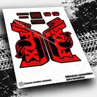 WP569 FORK STICKERS FOX 36 RHYTHM EBIKE 2023 2024 SET STICKERS ADESIVI