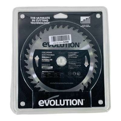Holzsägeblatt Evolution FW210TCT-40 210mm feine Hartmetallbestücktes Sägeblatt