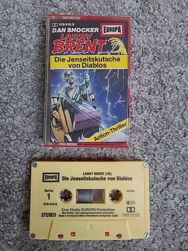 MC Dan Shocker: Larry Brent 10 - Die Jenseitskutsche von Diablos - EUROPA gelb