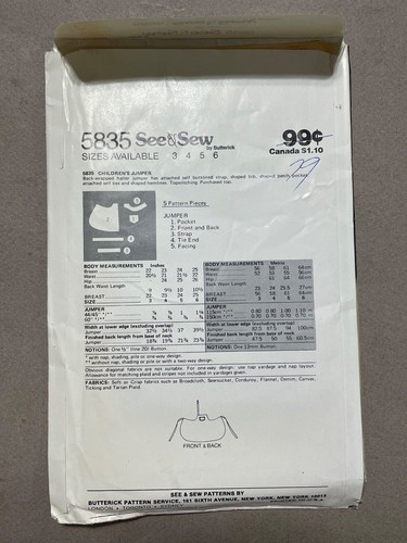 VINTAGE KIDS SEWING PATTERN CRAFT McCALLS, BUTTERICK, SIMPLICITY, KWIK SEW - Picture 152 of 208