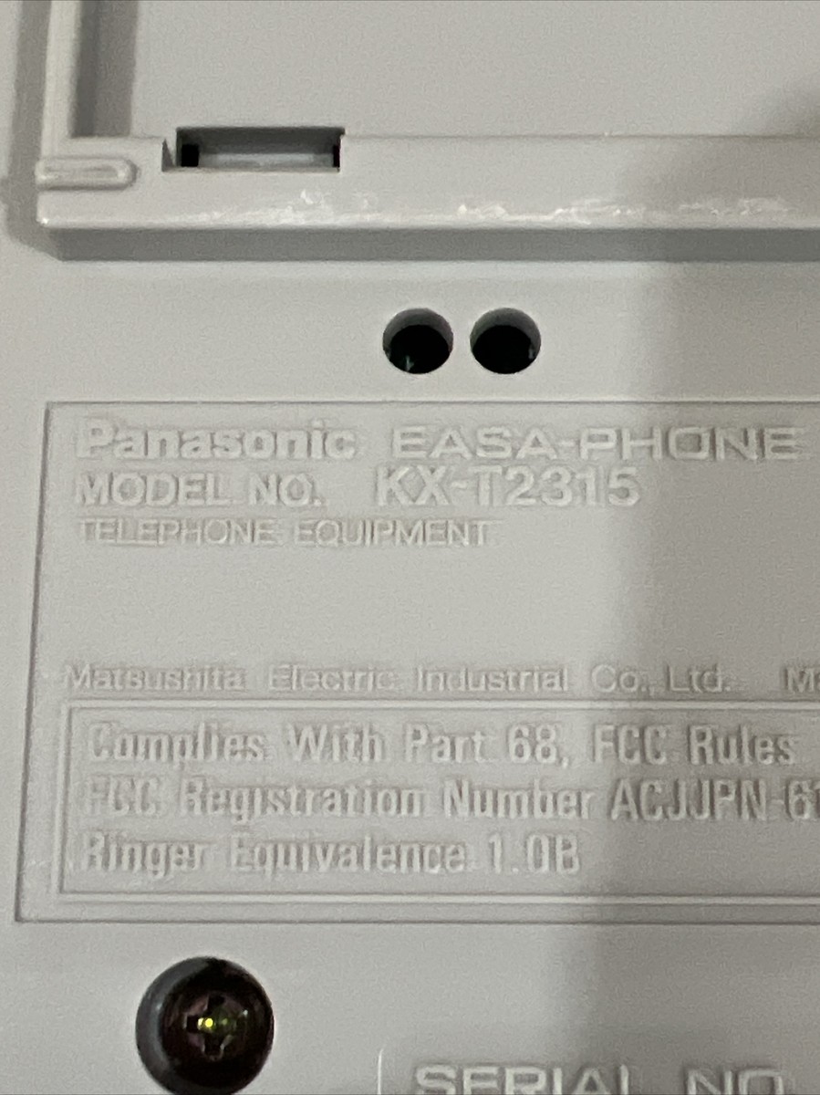 Panasonic KX-T2315 Automatic Dialer speakerphone (White