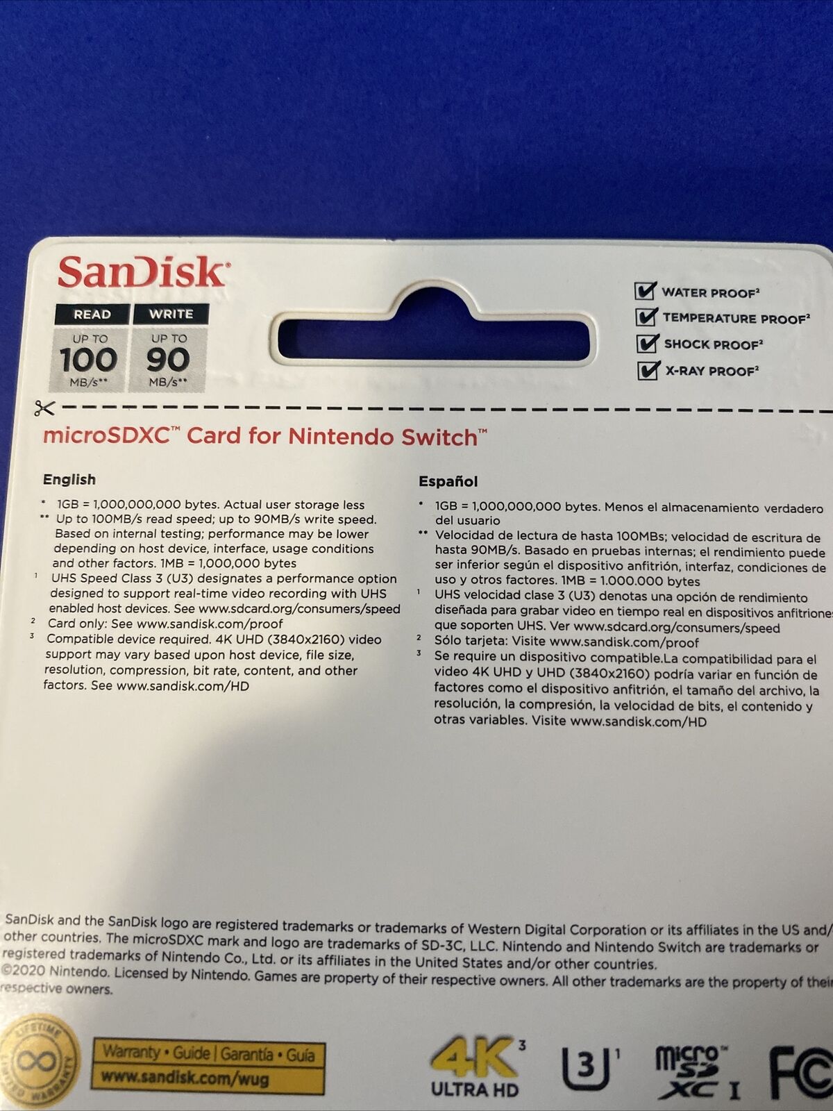 SanDisk Nintendo Switch - Flash memory card - 400 GB - UHS-I U3 / Class10 -  microSDXC UHS-I - for Nintendo Switch 