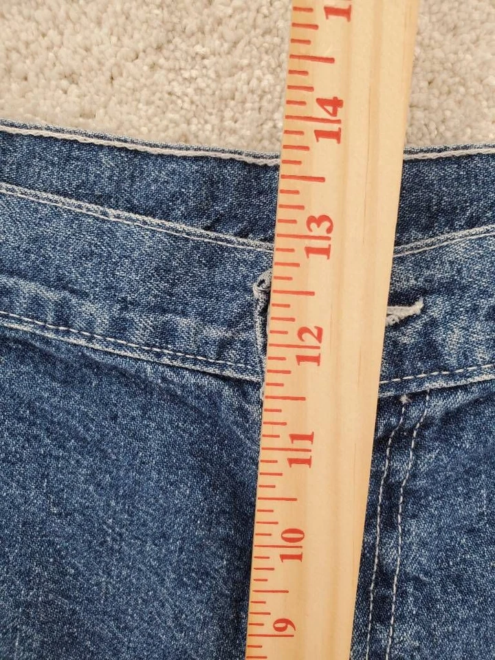 Shorts carpinteiro masculino tamanho 40 bolsos frontais planos cintura clássica Bretanha - Imagem 4 de 4