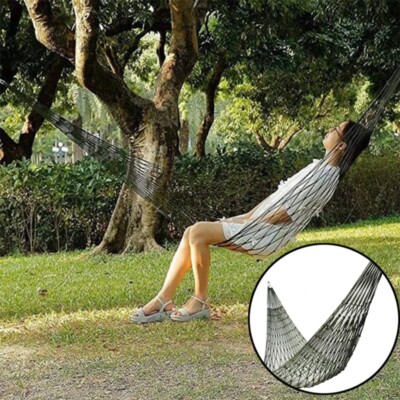 Mesh Net Camping Hammock Swing Picnic Rocking Chair New