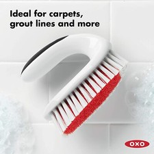 Image of OXO 33881 Good Grips All-Purpose Scrub Brush, White, Multipupose, Bath, Kitchen