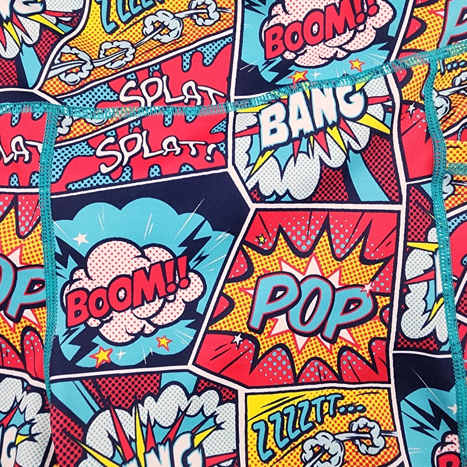 constantly-varied-gear knockout comic superhero capri squat crossfit leggings