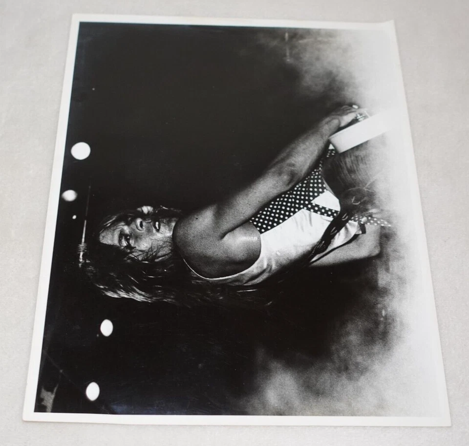 Randy Rhoads Quiet Riot 1970s Original Vintage 8x10 Tom Jamison SoCal Photo - Image 4 of 4