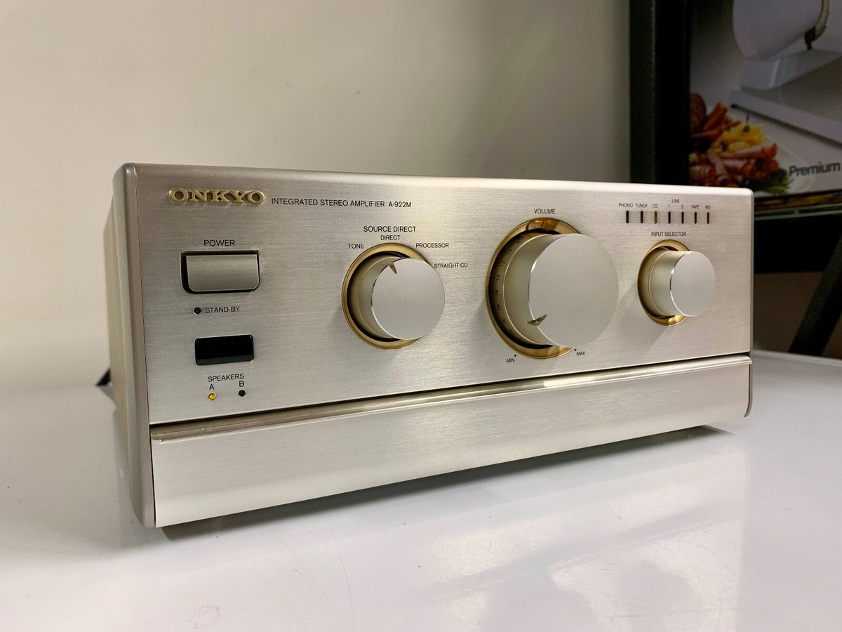 Onkyo A-922M 2x60W (4Ω) / 2x43W (8Ω) Channel Retro Classic Solid