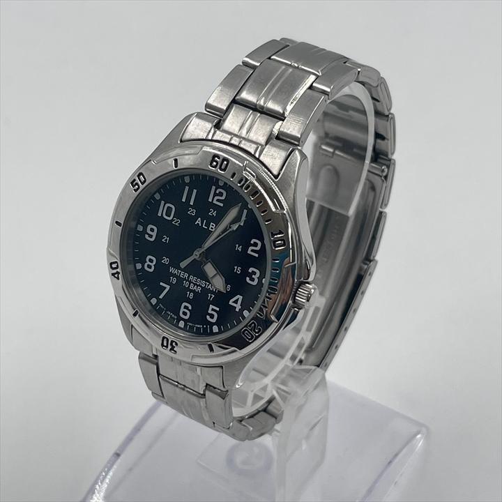 SEIKO ALBA V501-0FG0 R2 Water Resistant 10bar Stainless Steel  