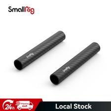 SmallRig 15mm Carbon Fiber Rod for 15mm Rod Support System 100mm 4 Inch Long 2PC