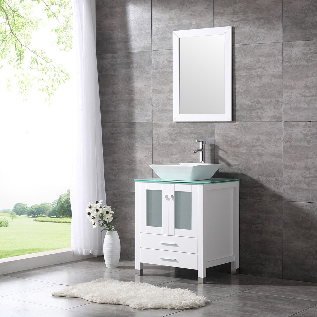 Glass Top Vanities Bathrooms Glass Top Bathroom Vanity – Habitat For