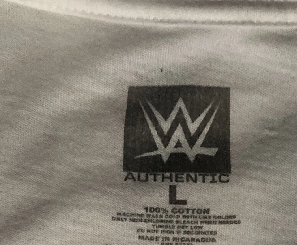 WWE Vince McMahon Devil I'm An A$$hole Wrestlemania 38 Shirt Size Large RARE WWF - Image 3 of 3