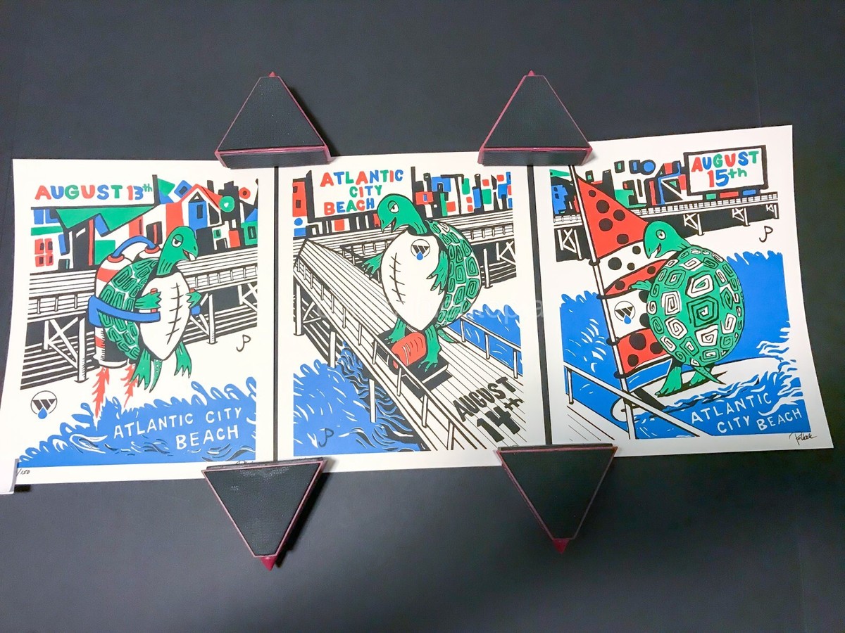 Jim Pollock Phish Atlantic City Turtles Limited #/150 Art Print