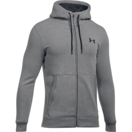 Under Armour Threadborne Full Fleece Zip up Hoodie Men's 3xl True Gray 1299134 for sale online 