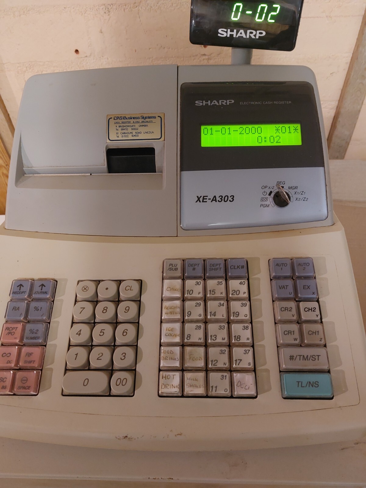 Sharp XEA303 cash register till eBay