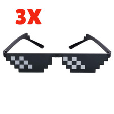 3 Thug Life Glasses, internet meme, Sol Pixel, parties, nightclubs