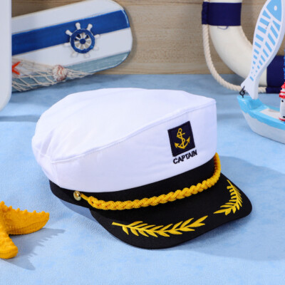 adult sailor hat Adjustable BESTOYARD Captain Hat Marine Yacht