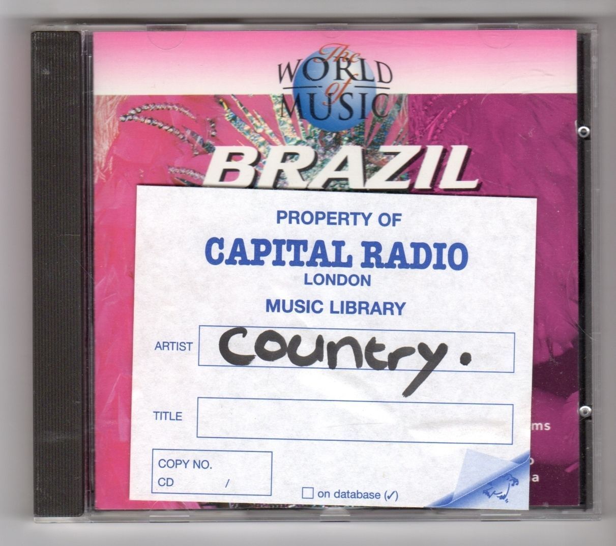 (GZ65) Various Artists, The World Of Music Brazil - 1995 CD