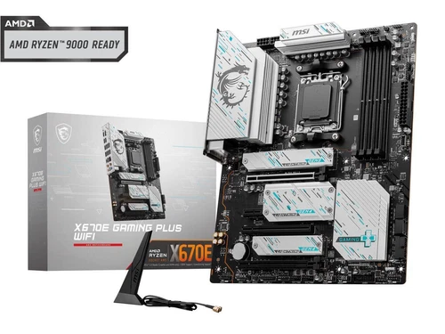 MSI X670E GAMING PLUS WIFI AM5 AMD Ryzen 7000 SATA 6Gb/s ATX DDR5   4x M.2 