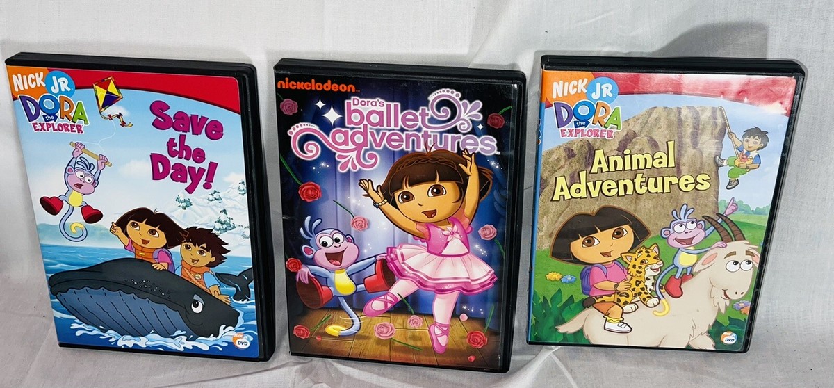 Dora The Explorer DVDs Nickelodeon Nick Jr Animal adventures
