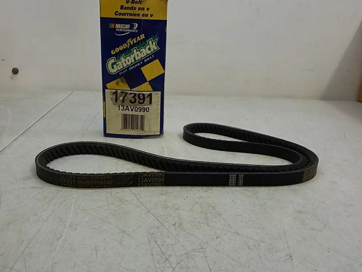 17391 Goodyear Gatorback Matchmaker Cogged V-Belt Made In